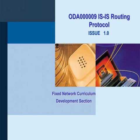 ODA000009 IS-IS Routing Protocol.ppt