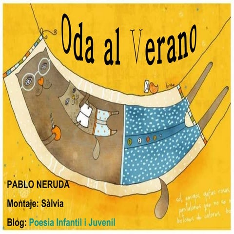 Oda al verano, poema de Pablo Neruda
