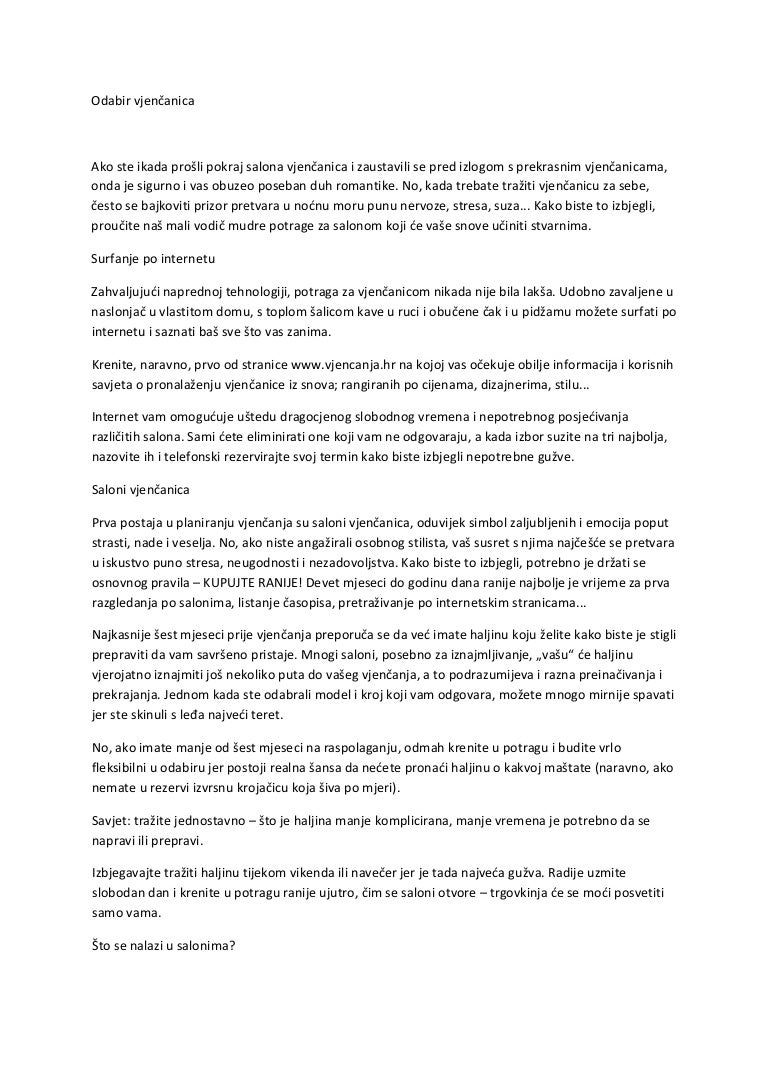 Naše slobodno vrijeme za pronalaženje