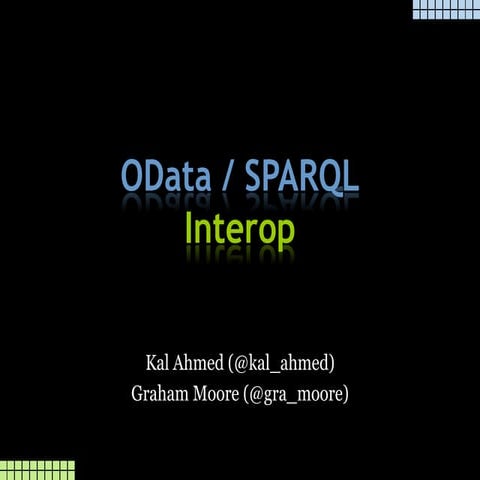 OData/SPARQL Interop