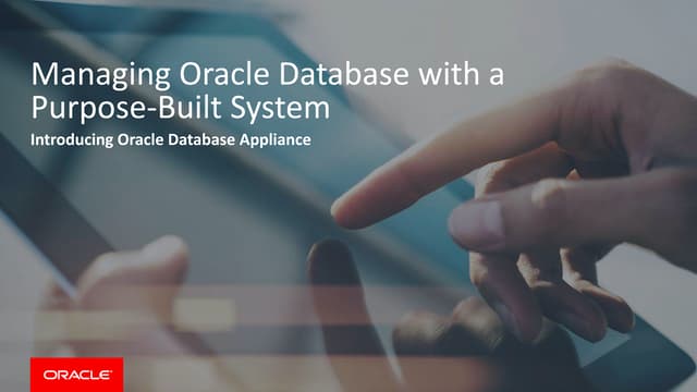 Oracle Database Appliance, ODA, X7-2 portfolio.