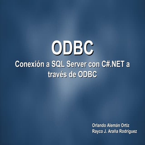 Odbc