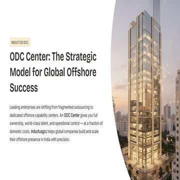Building Strategic Offshore Development Centers (ODC) in India with ...