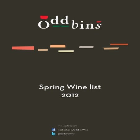 Oddbins Spring Wine List