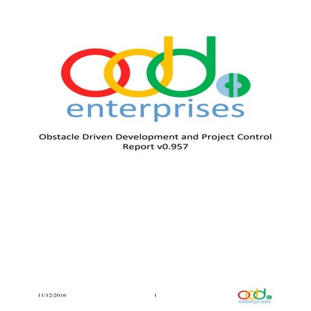 ODD and Project Control v0.957