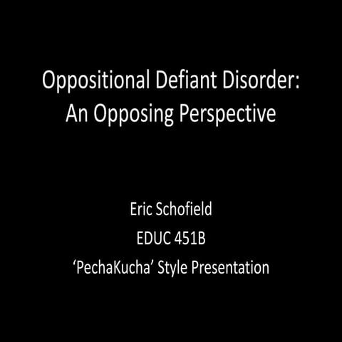 Odd Pecha Kucha