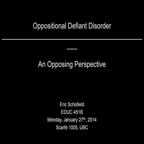 SCHOFIELD Pecha Kucha