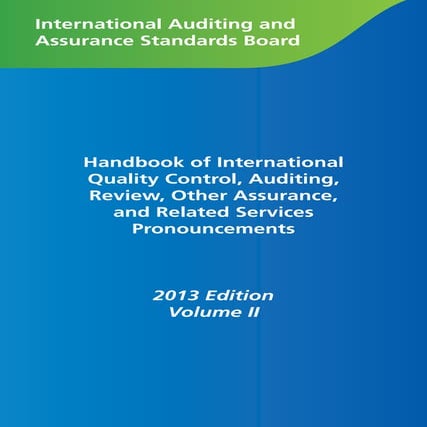 Iaasb handbook vol 2 1 | PDF