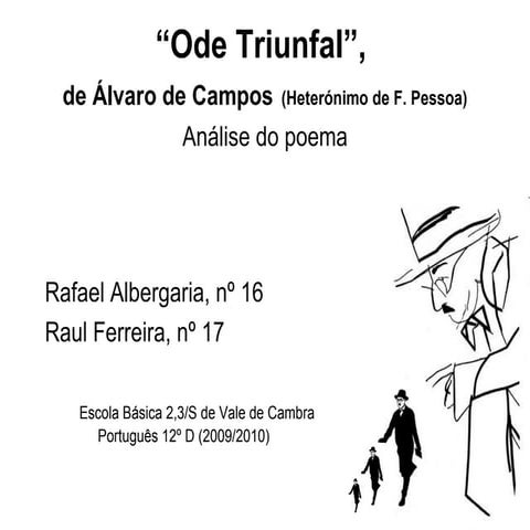 Ode Triunfal de Álvaro de Campos