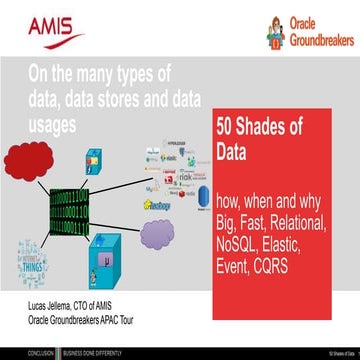 50 Shades of Data - how, when and why Big, Fast, Relational, NoSQL, Elastic, ...
