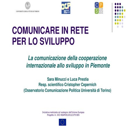 La cooperazione fa notizia?