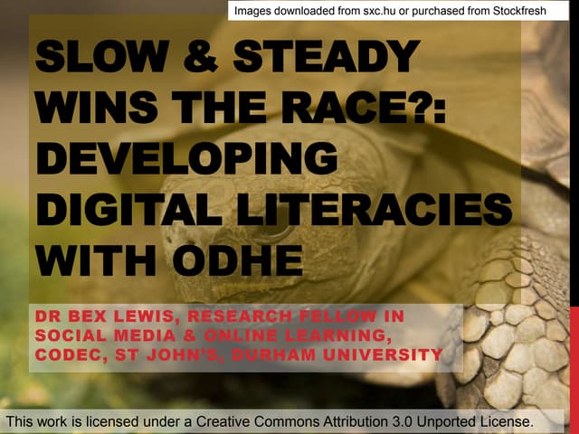 ODHE October 2013 (blog & end project)