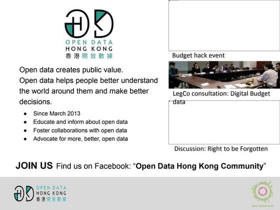 Open Data Hong Kong Update: CCCHK@10