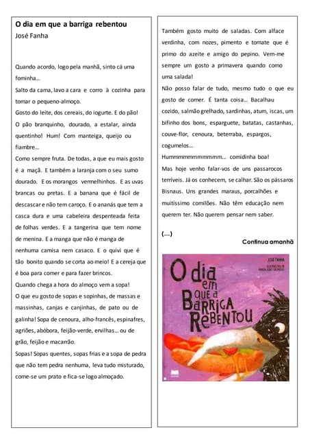 O dia em que a barriga rebentou 16 ...