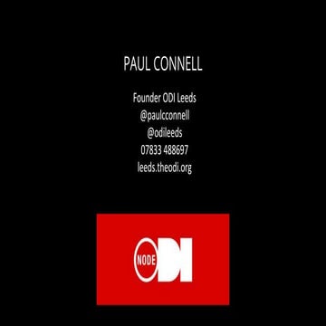 ODI Leeds showcase April 16 & Glug Leeds / Leeds Digital Festival