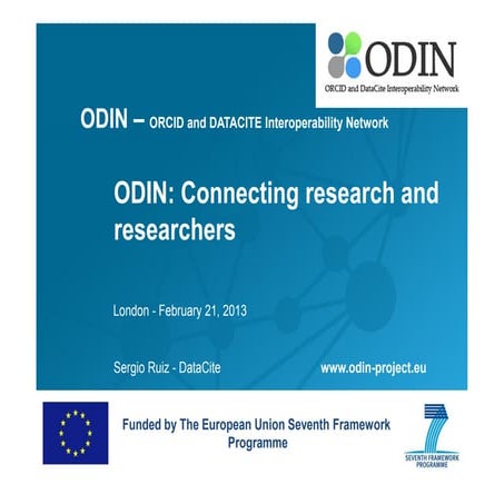 ODIN: Connecting research and researchers
