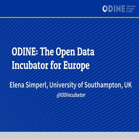How to apply to ODINE