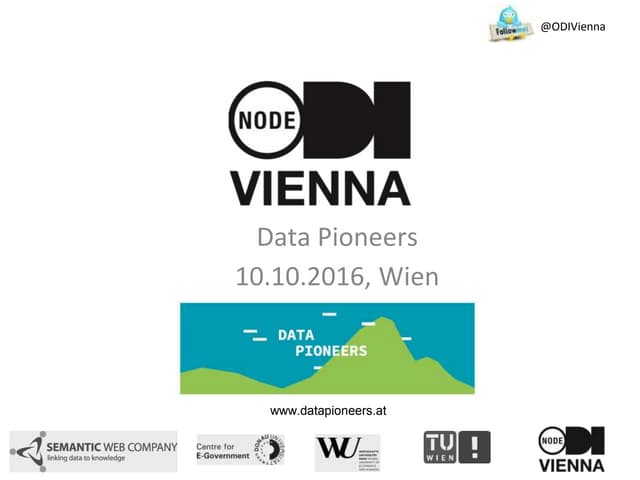 ODI Node Vienna: Best Practise Beispiele für: Open Innovation mittels Open Data