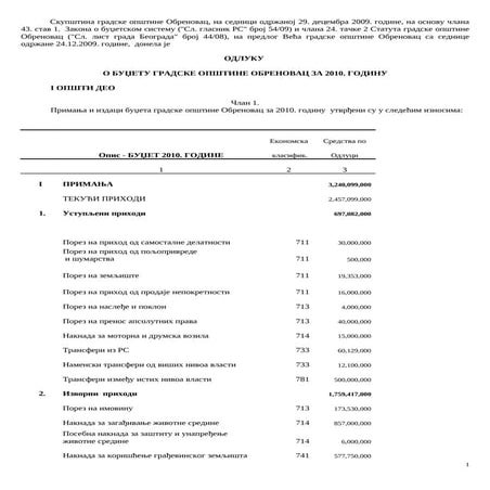 Obrazac p1 | PDF