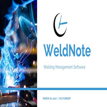 Weld Note