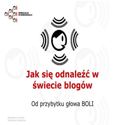 Odnalezc sie w swiecie blogow