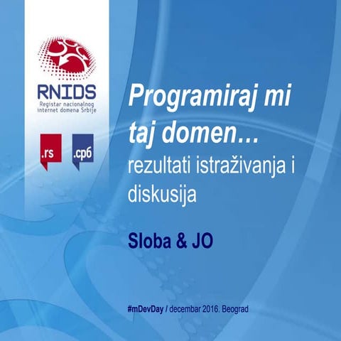 Analiza odnosa IT stručnjaka prema domenima