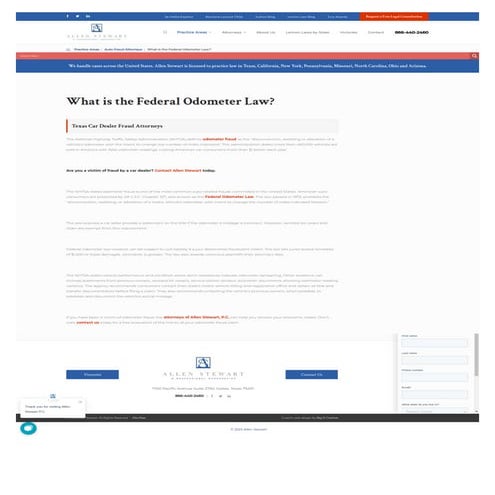 Odometer Disclosure Statements in Ohio