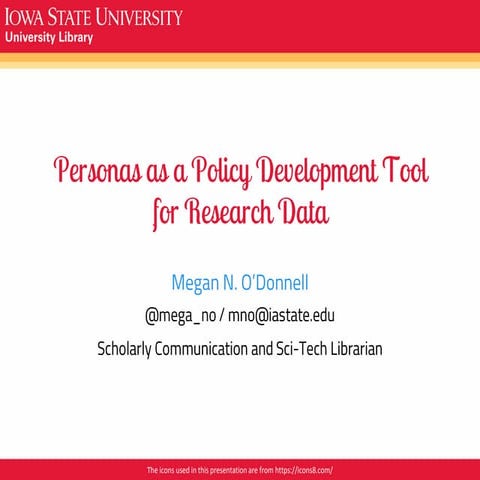 RDAP 16 Lightning: Personas as a Policy Development Tool for Research Data