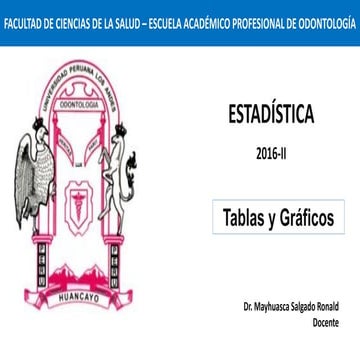 Odonto 2da clase tablas y gráficos