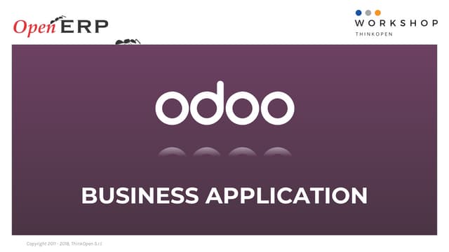 "Odoo: l'open source che fa tremare SAP" by Davide Davin e Nicola Napolitano
