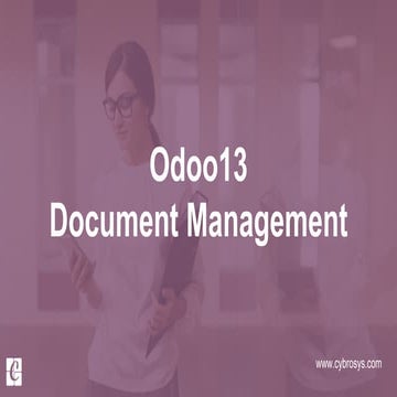 Odoo 13 Document Management