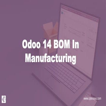 Odoo 14 BOM In Manufacturing