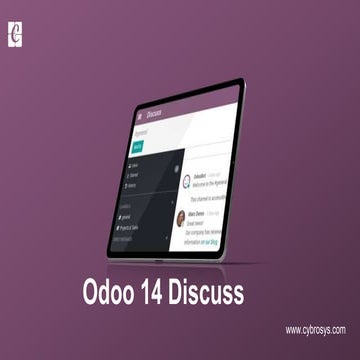 Odoo 14 Discuss Module