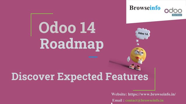 Odoo 14: Expected features and its Roadmap
