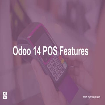 Odoo 14 POS Features