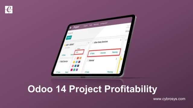 Odoo 14 Project Profitability
