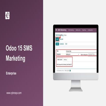 Odoo 15 SMS marketing | Odoo 15 Enterprise