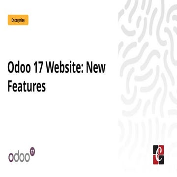 New Features in Odoo 17 Website Module - Odoo 17 Slides | PPTX