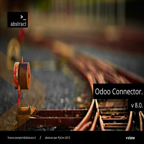 Odoo connector  PyCon 2015