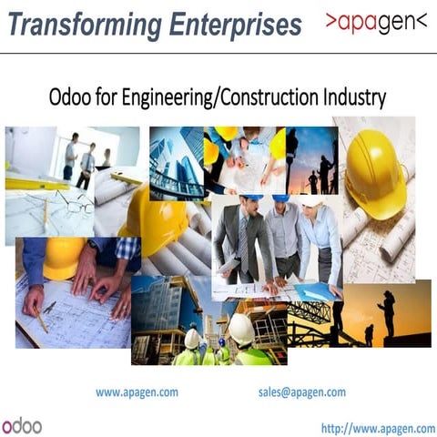 Odoo for engineering and contruction industry