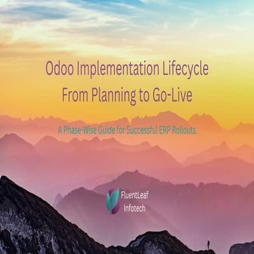 Odoo erp implementation methodology | PDF