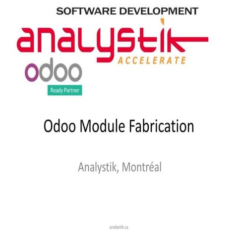 Odoo Module de Fabrication