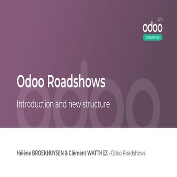 Odoo Roadshows