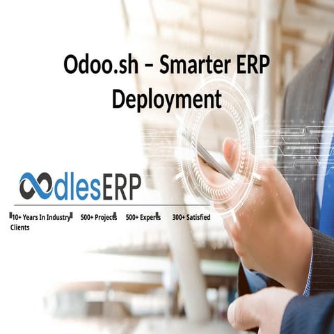 Odoo.sh: Smarter ERP Development and Deployment with Cloud Automation