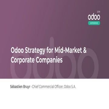 Odoo Strategy for Mid-Market & Corporate Companies