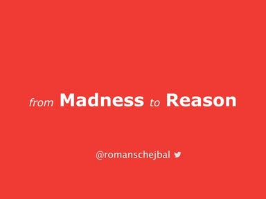 Roman Schejbal: From Madness To Reason