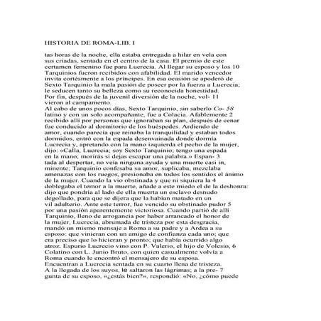 O Drama De Lucrecia