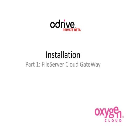 Odrive gateway