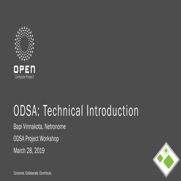 ODSA - Technical Introduction