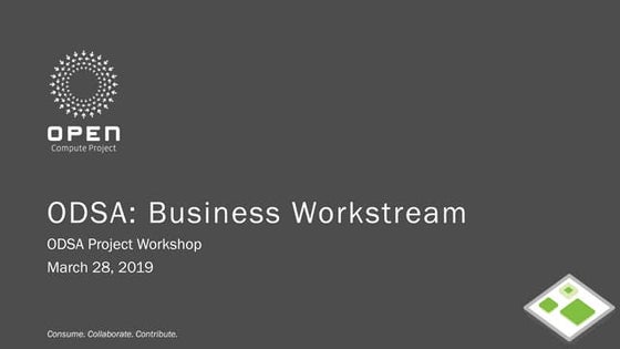 ODSA - OCP Welcome | PPT